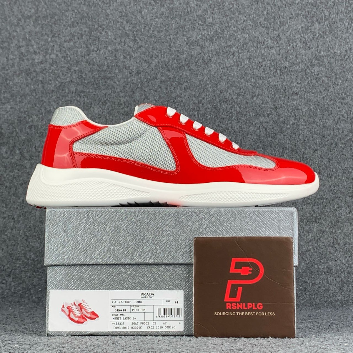 Prada America's Cup 'Red Silver Patent'