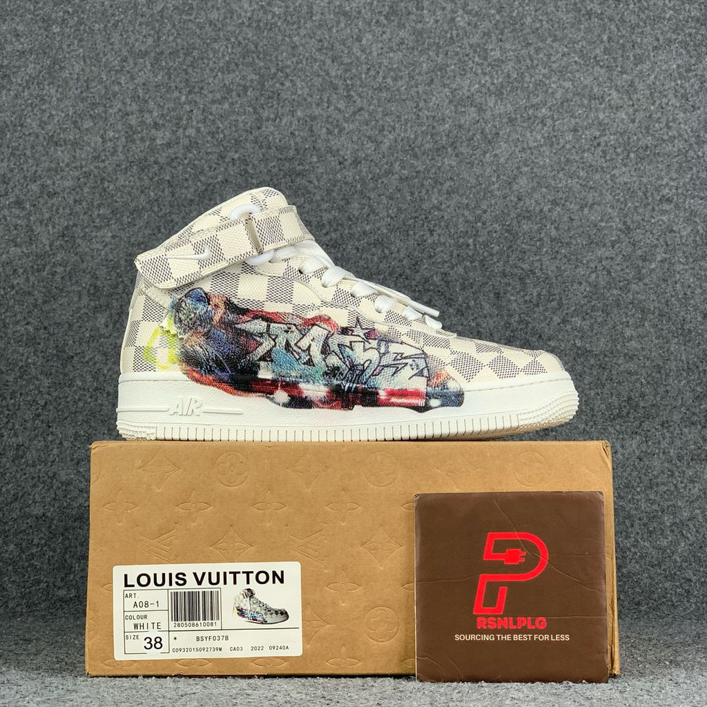 LV x Air Force 1 Mid 'Graffiti'