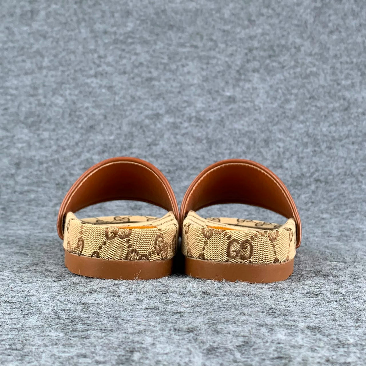 Gucci GG Cattern Canvas Slide Sandals