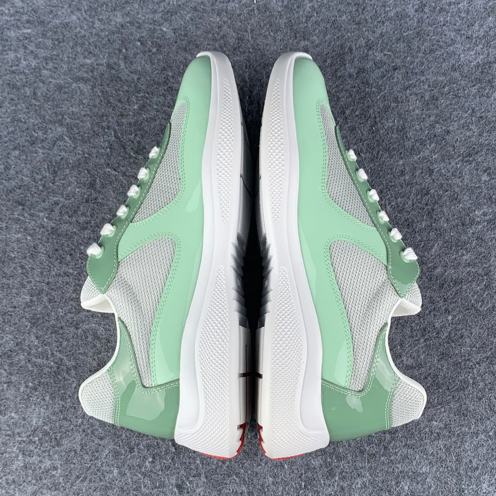 Prada America's Cup Sneakers 'Green White'