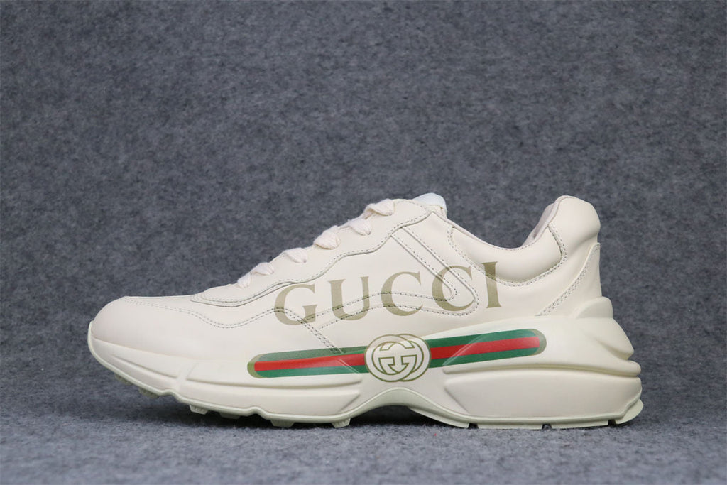Rhyton Leather Sneaker 'Vintage Logo'