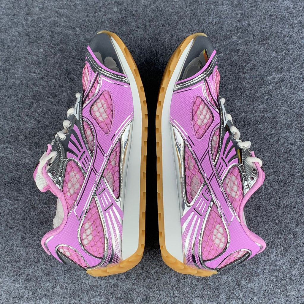 Bottega Veneta Wmns Orbit Sneaker 'Gloss Silver' (EU Warehouse, No QC)