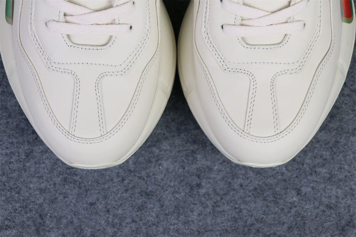 Rhyton Leather Sneaker 'Vintage Logo'