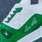 LV Trainer Low '#54 Signature - Green White'