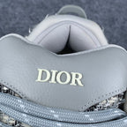 Dior B9S Skater Sneakers 'Grey Tweed Suede'