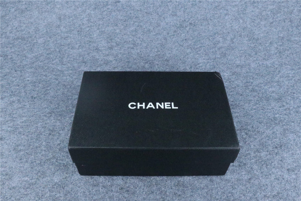 Chanel Lambskin CC Thong Sandals 'Black'